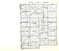 Pettis County, Blackwater, Houstonia, Longwood, Hughesville, Dresden, Bowling Green, Elk Fork, Missouri State Atlas 1940c